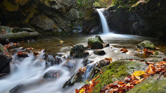 Vodopády stříbrného potoka (13 km od apartmánů)